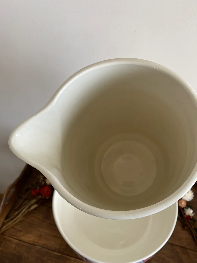 Broc et bassine assortis saint Amand
