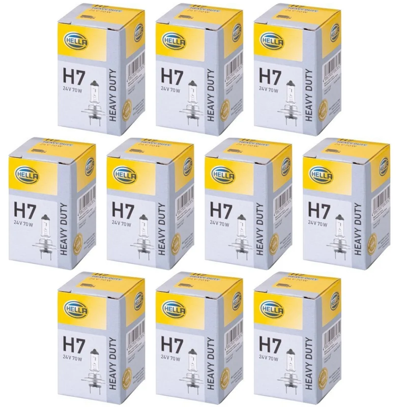 HELLA 24v 70W H7 / Ampoule de phare de camion / N° 499