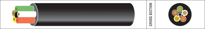 Câble auto 5 conducteurs / 5 x 1.0 mm²
