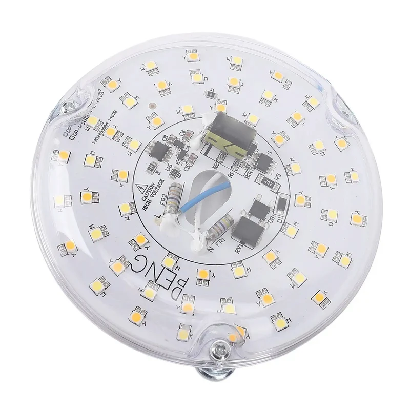 4 Inch Ceiling Fan Light 15W 3CCT Dimmable LED With Color Memory, Top Shelf Replacement Kit, Hella Bright Output, Perfect For Bedroom Or Living Room Setup