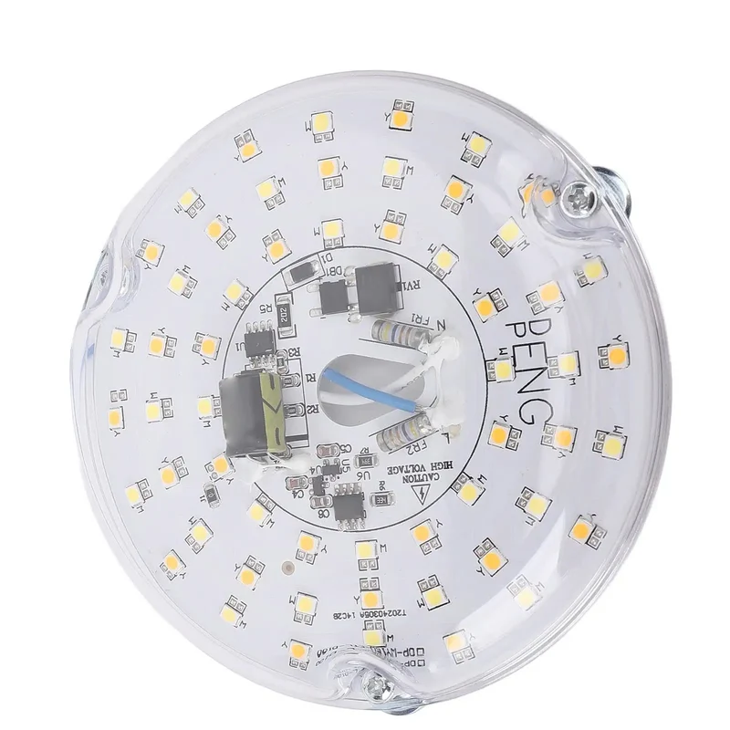 4 Inch Ceiling Fan Light 15W 3CCT Dimmable LED With Color Memory, Top Shelf Replacement Kit, Hella Bright Output, Perfect For Bedroom Or Living Room Setup