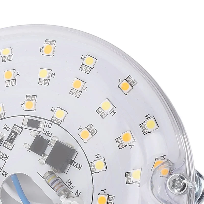 4 Inch Ceiling Fan Light 15W 3CCT Dimmable LED With Color Memory, Top Shelf Replacement Kit, Hella Bright Output, Perfect For Bedroom Or Living Room Setup