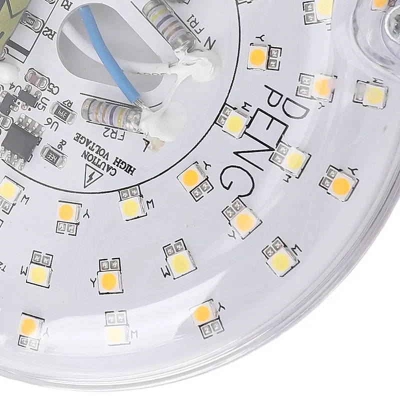 4 Inch Ceiling Fan Light 15W 3CCT Dimmable LED With Color Memory, Top Shelf Replacement Kit, Hella Bright Output, Perfect For Bedroom Or Living Room Setup