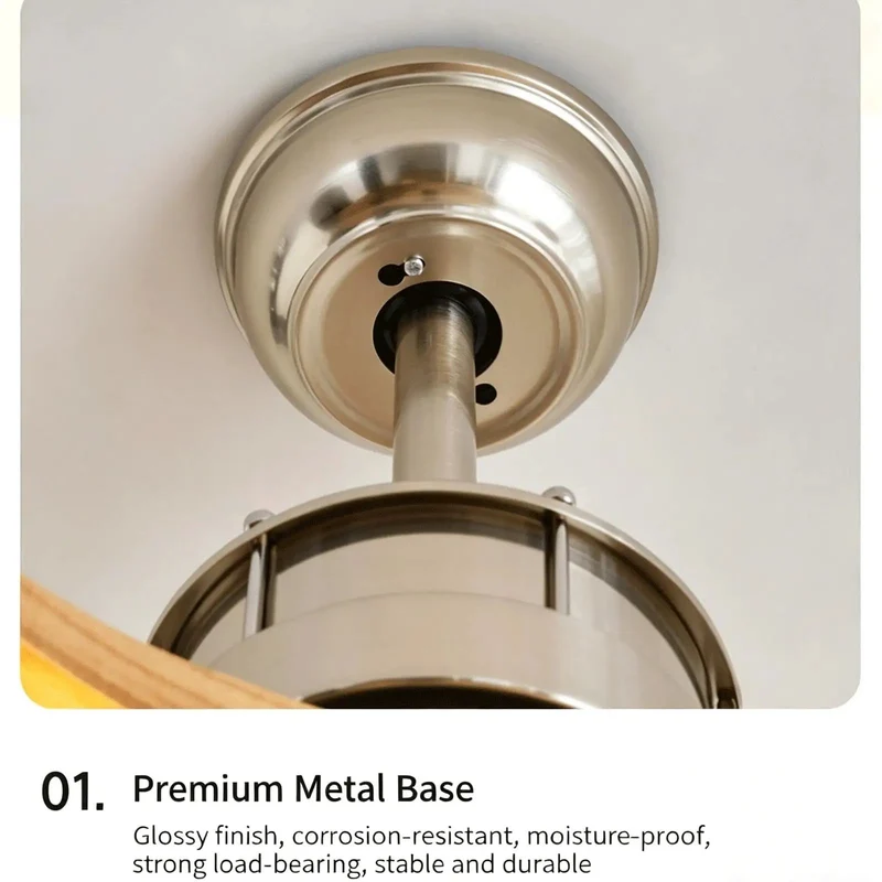 Badass 106 To 132 Cm Led Ceiling Fan With Built In Light Fandelier Serving Six Smooth Speeds And Three Custom Bulb Tones For Peak Summer Chilling At Home Sweet Home