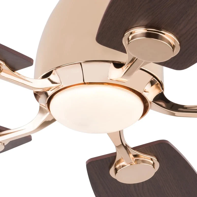 Heavy Duty Iron Indoor Ceiling Fan With Bright 45W Led Light And Smooth Kickin Airflow Featuring Five Sleek Blades Paired With A No Hassle Wireless Remote For Laid Back Room Cooling