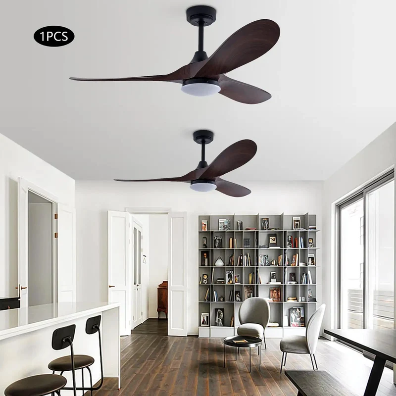 Built Tight Heavy Duty Ceiling Fan With Integrated 48W Led Light No Sweat Silent 35Db Operation And Killer Smart Remote Controls For Speed And Warm To Cool White Light Tuning