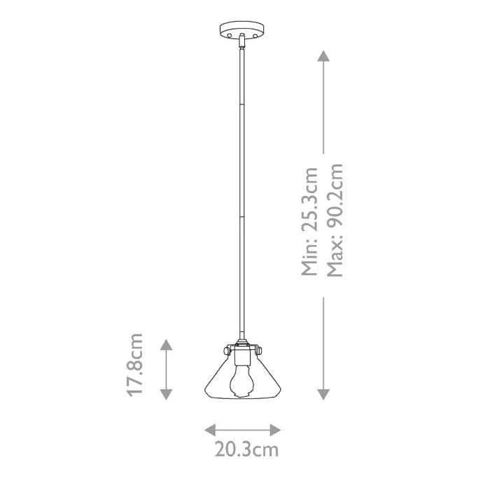 Luminaire suspension verre Chambre