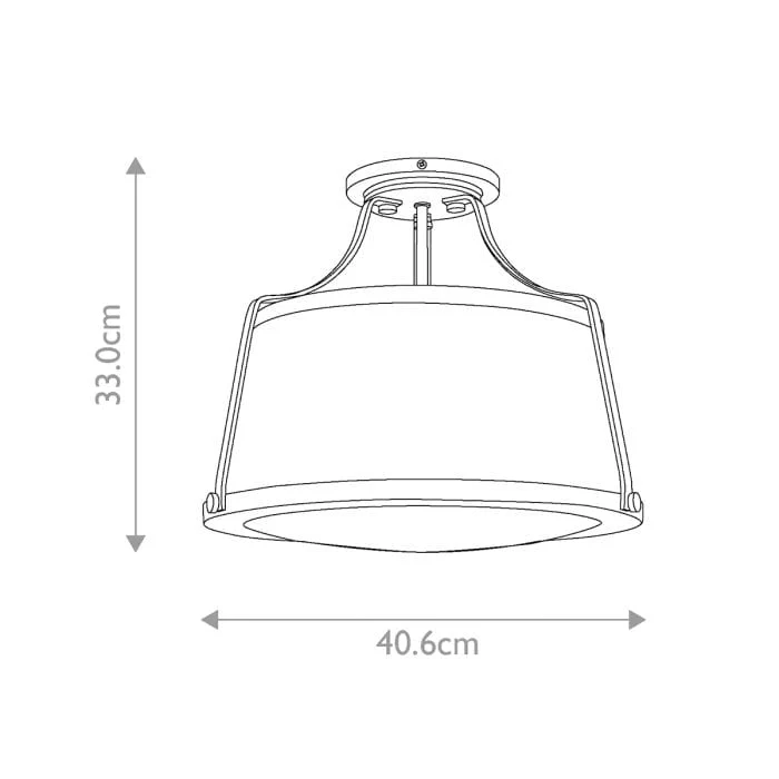 Lampe plafond blanc industriel pour Bureau