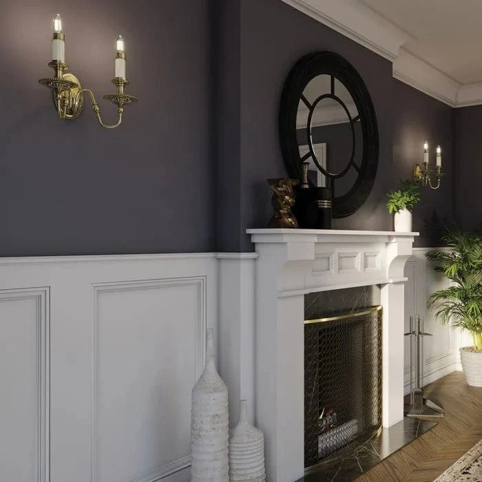 Applique Murale Chandelier Laiton