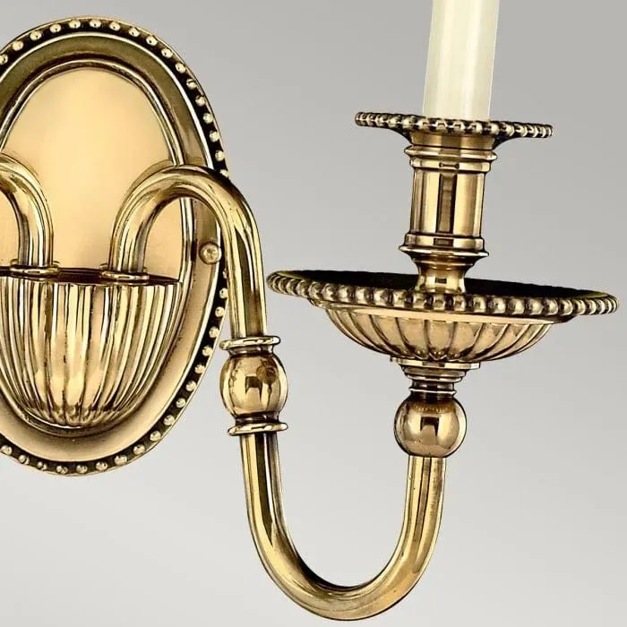 Applique Murale Chandelier Laiton