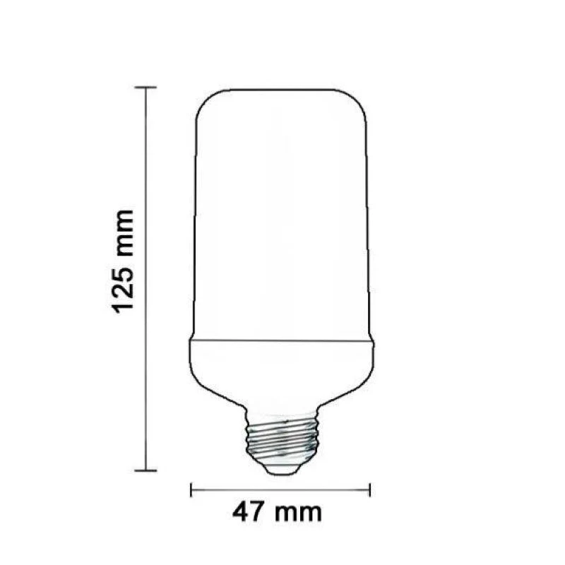Ampoule LED E27 Flamme 5W 220V