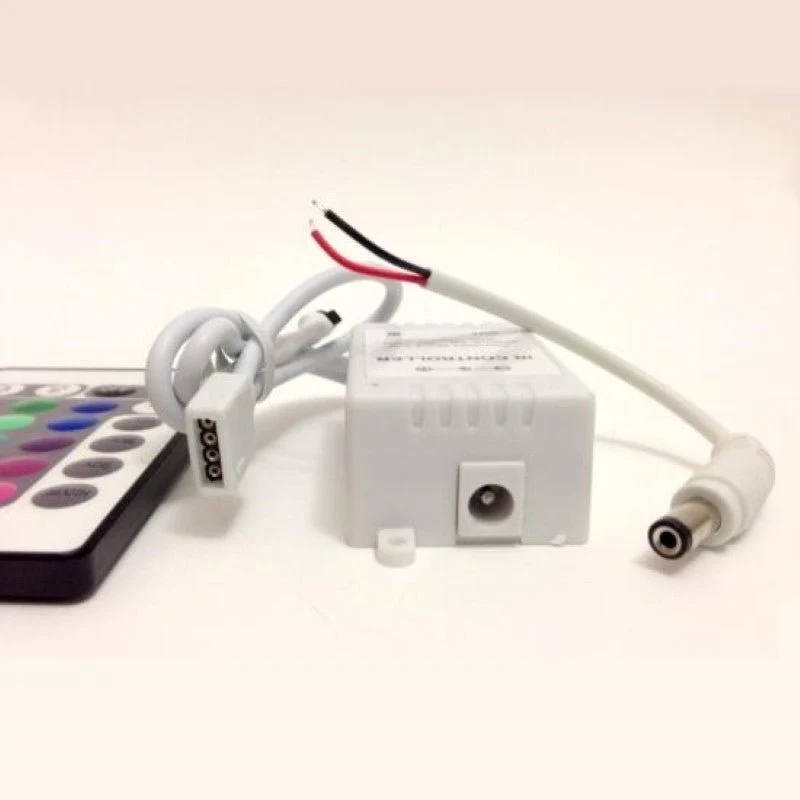 Contrôleur RGB & Télécommande 24 commandes pour ruban 12V RGB