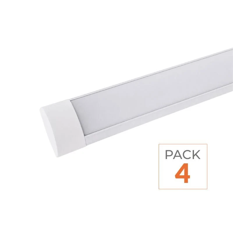 Réglette LED 120cm 48W - Pack de 4