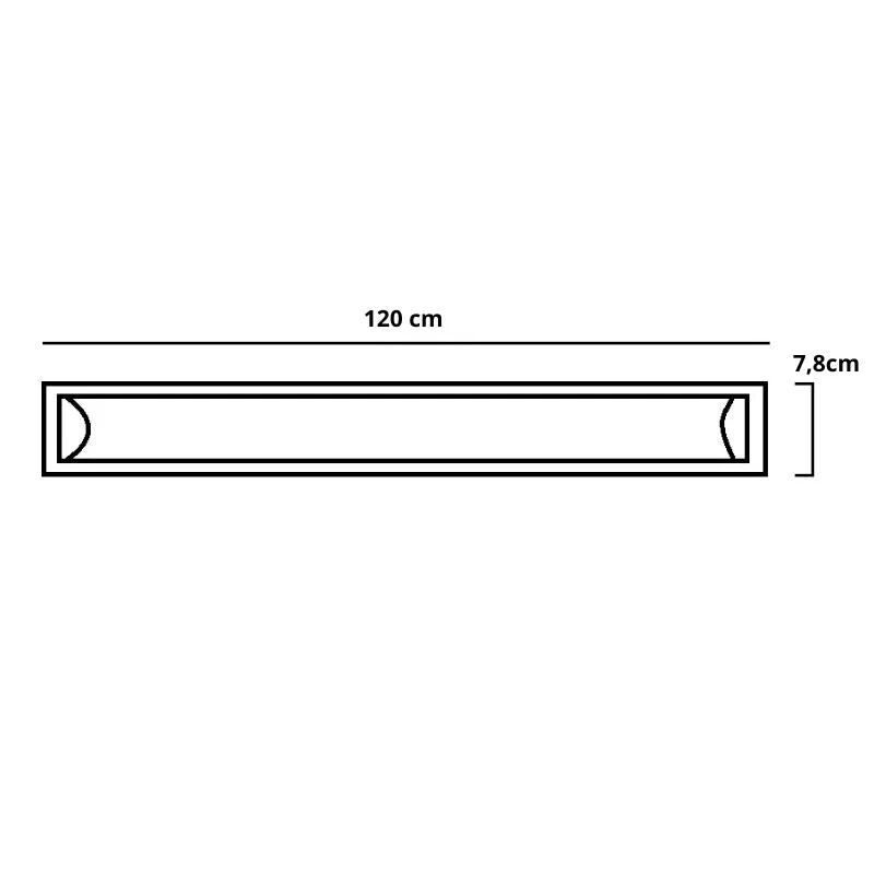 Réglette LED 120cm 36W - Pack de 4