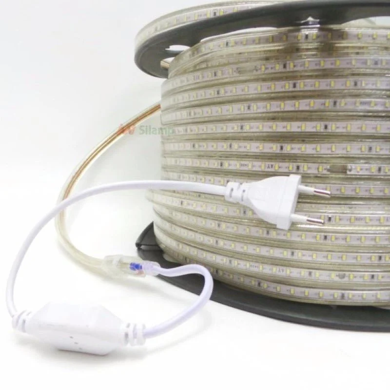 Ruban LED 50M 220V Recoupable BLEU 5050 IP44 60LED/m