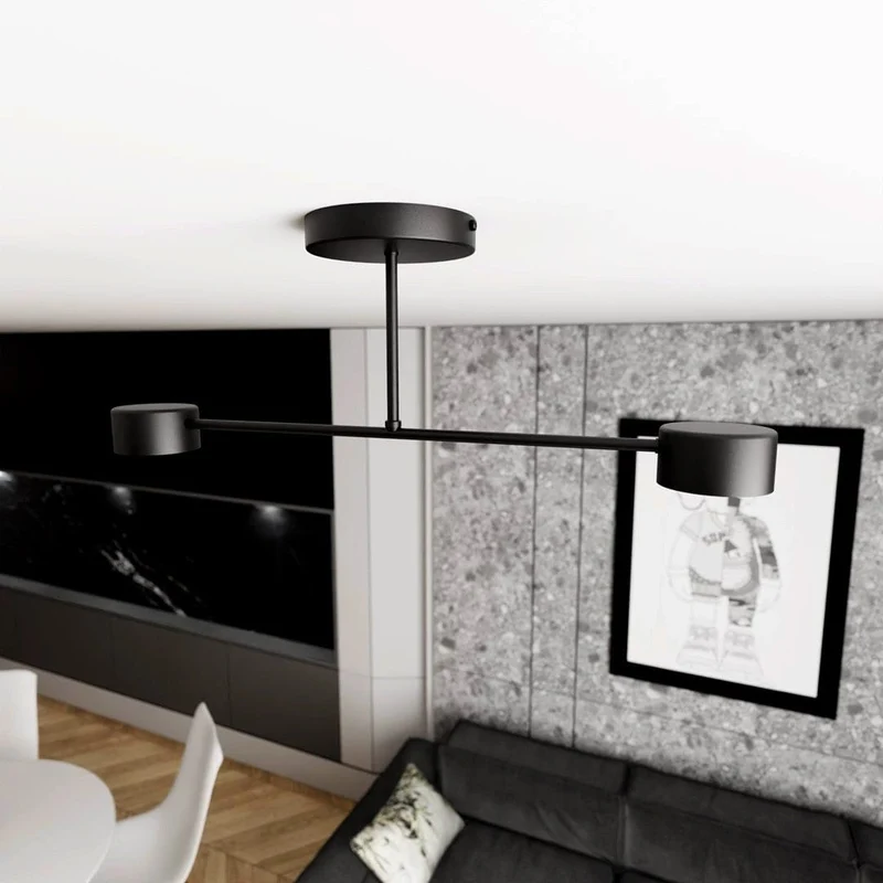 Plafonnier Noir Salle d'Eau