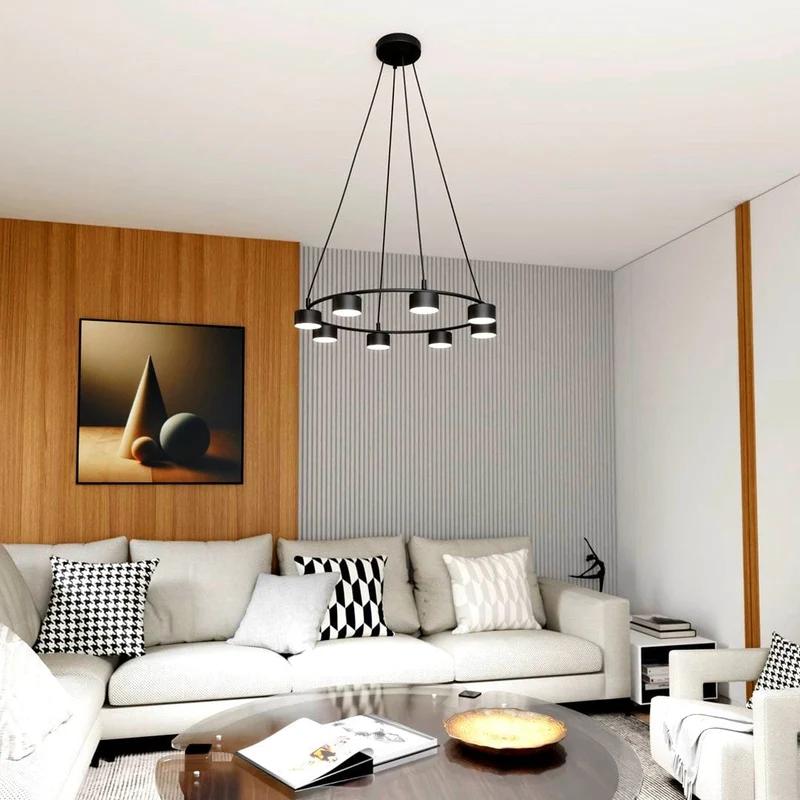 Lustre blanc pour Chambre Hotel