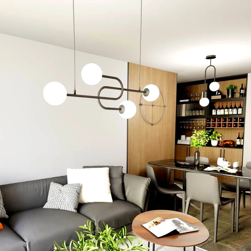 Suspension lumineuse pour Chambre minimaliste