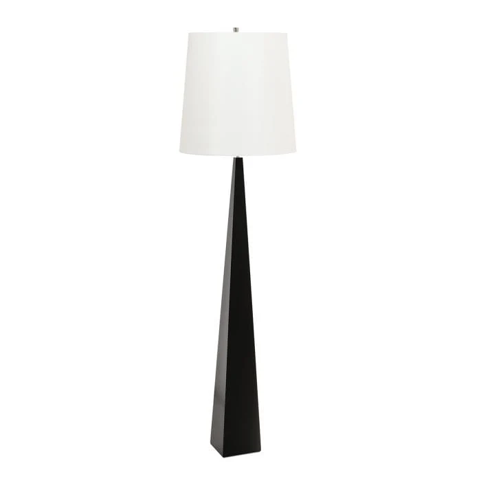Lampadaire Noir Abat Jour Blanc Salon