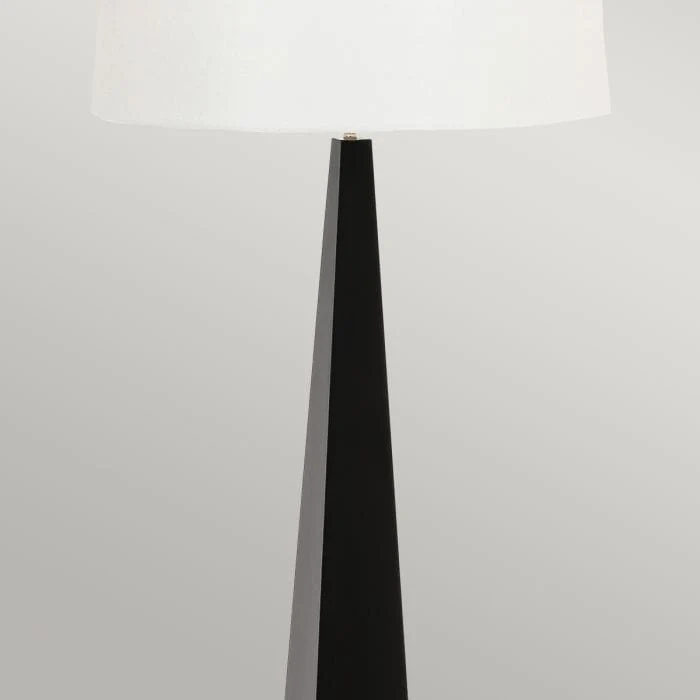 Lampadaire Noir Abat Jour Blanc Salon