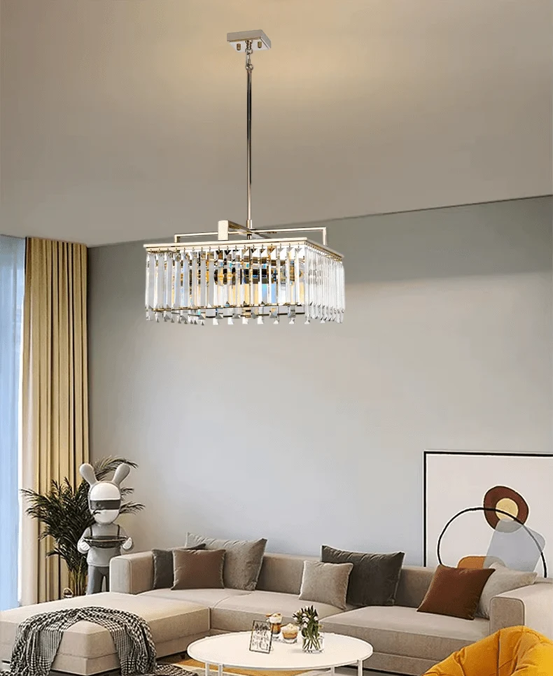 Lustre verre ajustable