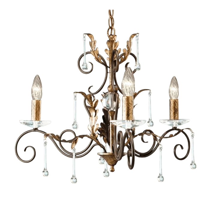 Lustre bronze décoratif d’entree