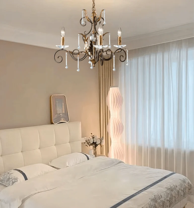 Lustre bronze décoratif d’entree