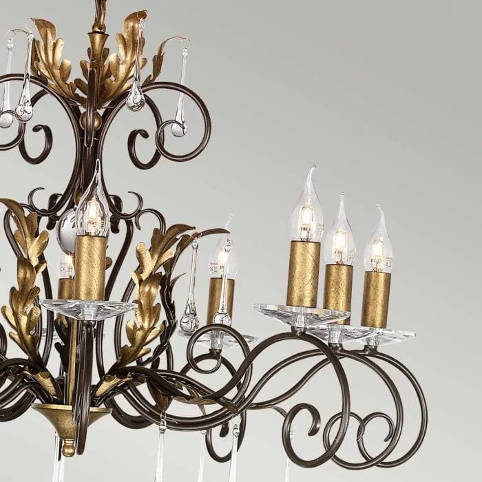 Lustre vintage chandelier Salon