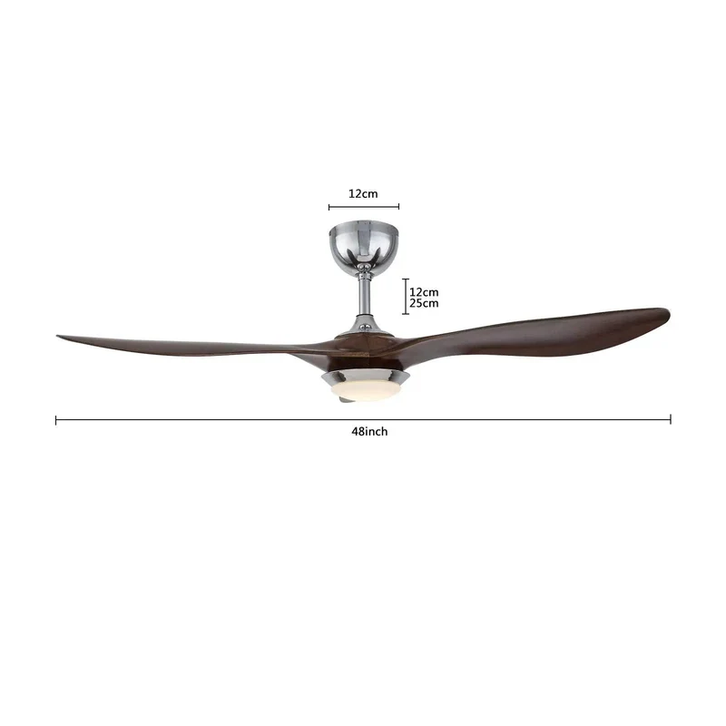 48 Inch Ceiling Fan With Warm Led Chandelier Light And Quiet Reversible Motor Spins Out A Kickin Breeze Through Family Rooms While Operating Like A Dream