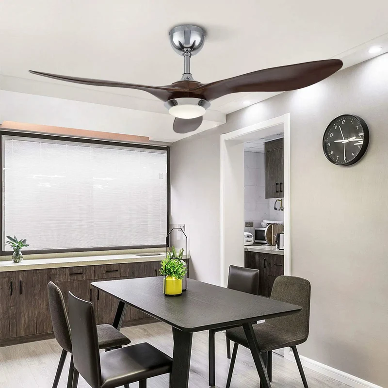 48 Inch Ceiling Fan With Warm Led Chandelier Light And Quiet Reversible Motor Spins Out A Kickin Breeze Through Family Rooms While Operating Like A Dream