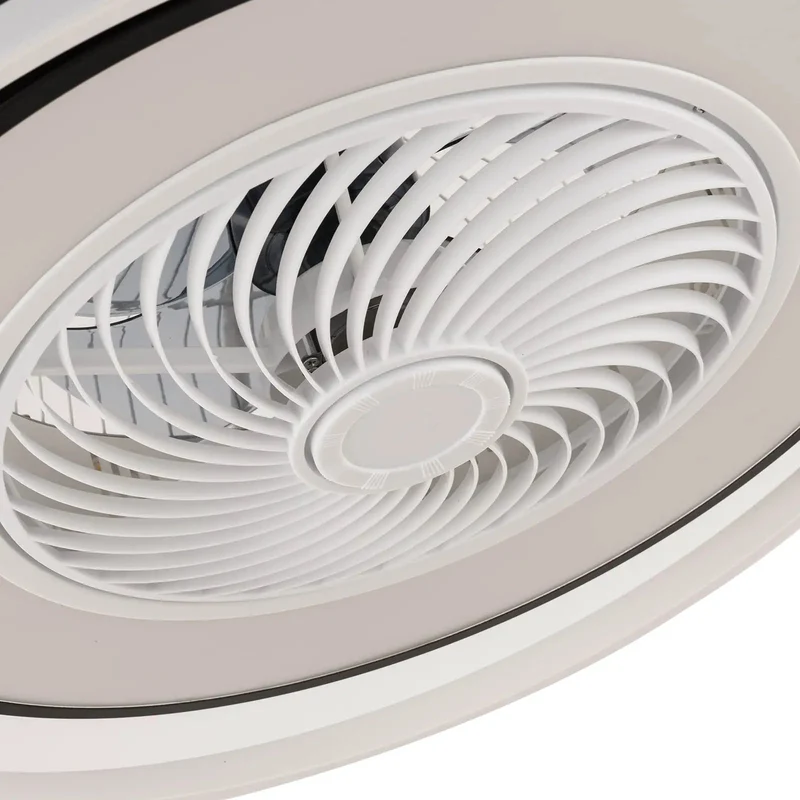 Modern 5 Blade Ceiling Fan With Light Featuring Silent Copper Motor Smooth Cruising Performance Remote Control Trio Lighting Modes For Setting The Perfect Low Key Chill Room Setup