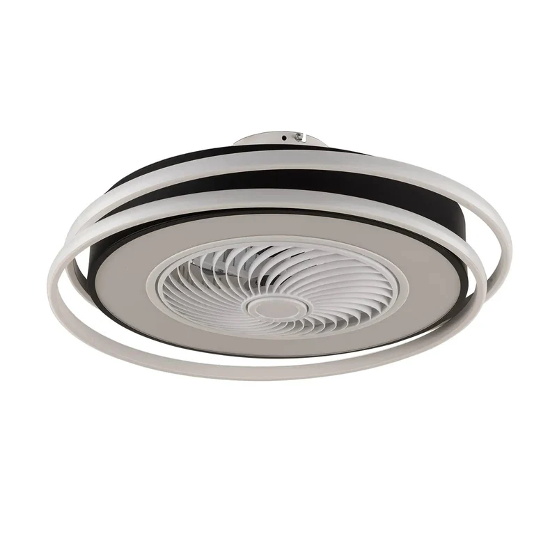 Modern 5 Blade Ceiling Fan With Light Featuring Silent Copper Motor Smooth Cruising Performance Remote Control Trio Lighting Modes For Setting The Perfect Low Key Chill Room Setup
