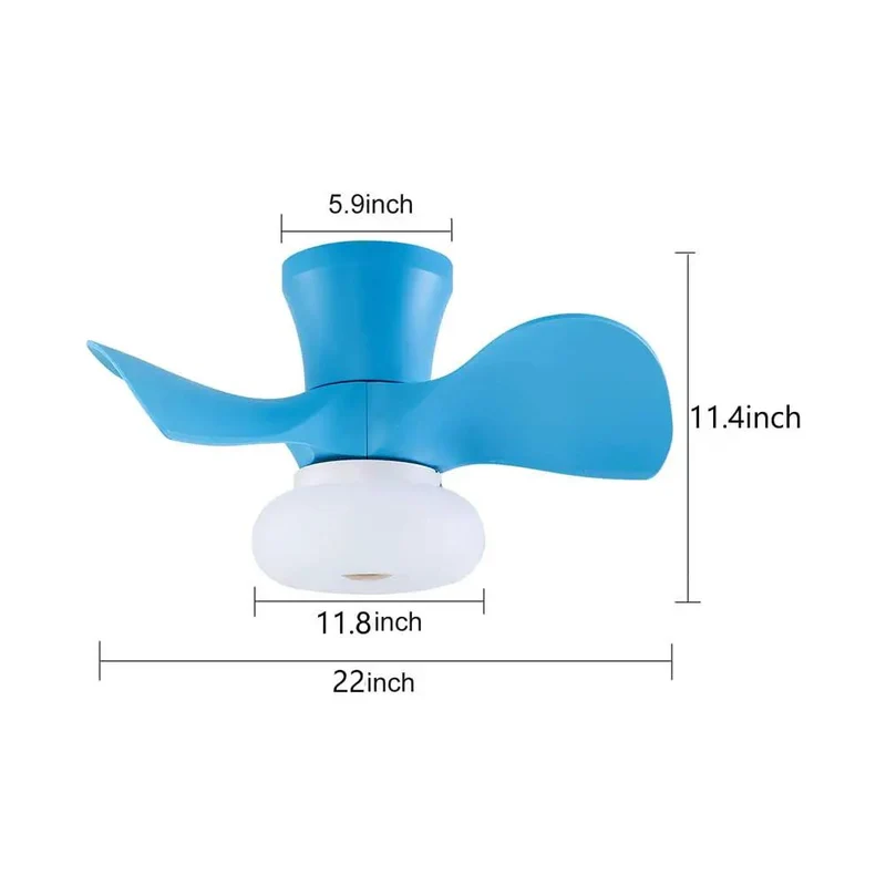 Top-Notch 22-Inch Ceiling Fan With Light Featuring Rock-Solid Acrylic And Metal Build, 6-Speed Settings For Effortless Cooling, Built-In Timing Control, 3-Way Adjustable Color Temperatures, And Sleek Finishes Ideal For Modern Bedrooms And Living Rooms