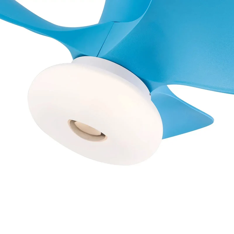 Top-Notch 22-Inch Ceiling Fan With Light Featuring Rock-Solid Acrylic And Metal Build, 6-Speed Settings For Effortless Cooling, Built-In Timing Control, 3-Way Adjustable Color Temperatures, And Sleek Finishes Ideal For Modern Bedrooms And Living Rooms