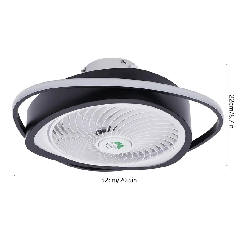 Super Sleek 20 Inch Low Profile Ceiling Fan With Built In Chandelier Lamp And Smart Remote That Drops Smooth Breeze And Gives Your Home Hella Modern Style Vibes