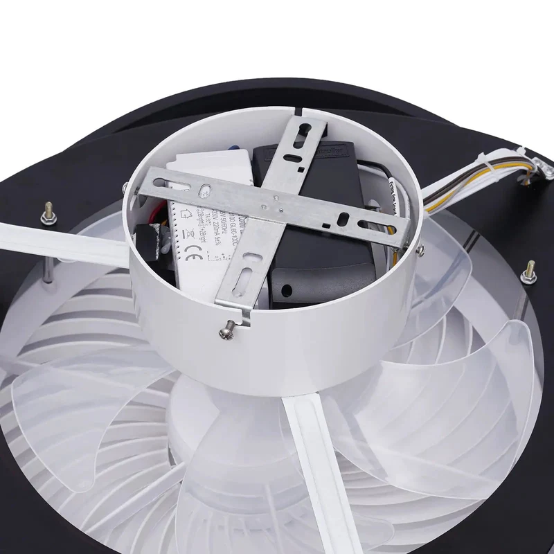 Super Sleek 20 Inch Low Profile Ceiling Fan With Built In Chandelier Lamp And Smart Remote That Drops Smooth Breeze And Gives Your Home Hella Modern Style Vibes