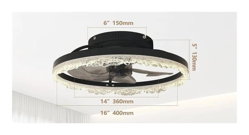 Knockout Sleek Chandelier Ceiling Fan With Killer Led Light And Acrylic Flush Mount Design Offering Dead Silent Smart Operation And Hidden Blades For Super Smooth Airflow Vibes