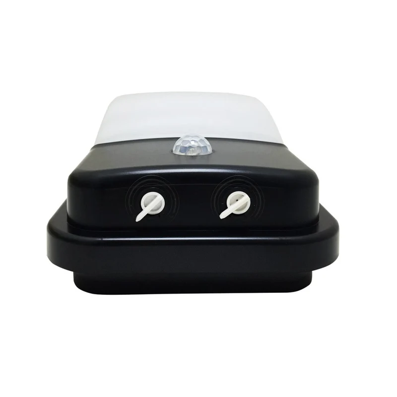 Applique Murale Noire Extérieure LED IP65 20W avec Détecteur de Mouvement