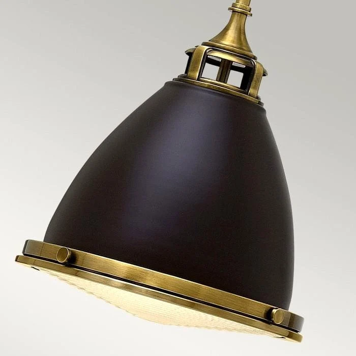 Suspension Noir Dore pour Bar de Cuisine