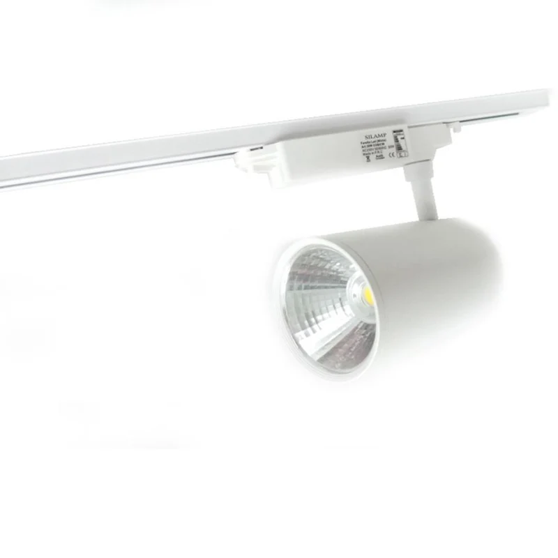 Rail Monophasé pour Spot LED 2m BLANC