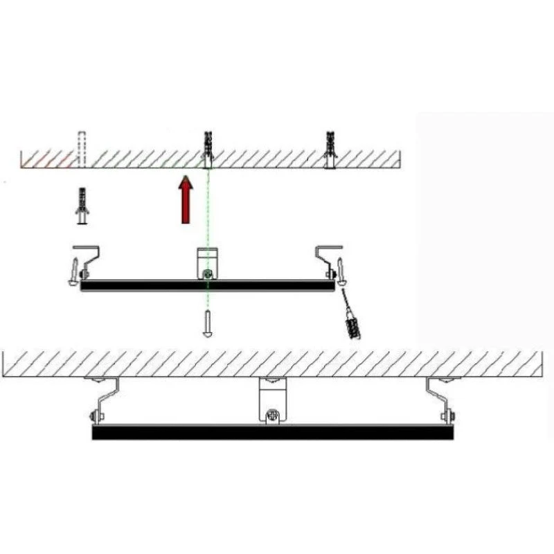 Équerres de fixation pour Panneau LED