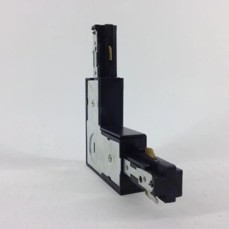 Connecteur Angle 90° Rail Monophasé NOIR