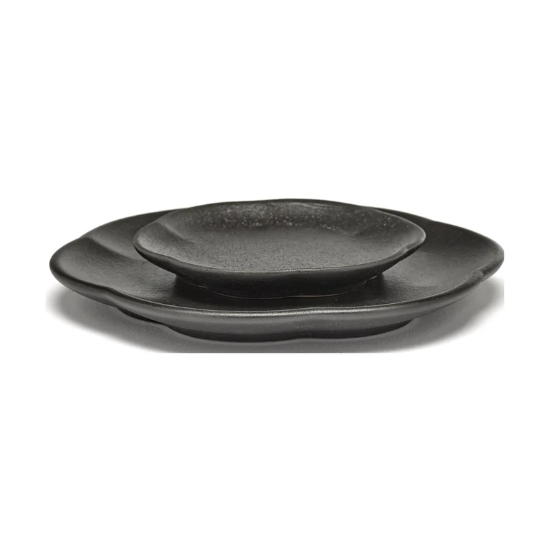 Serax Inku Ribbed Dessert Plate