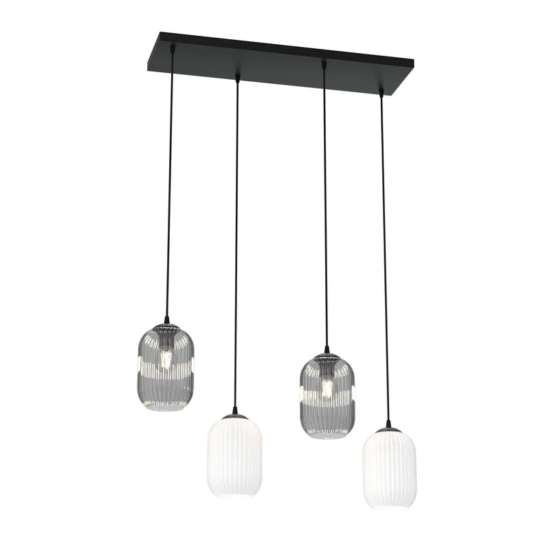 Suspension au-dessus de la table blanc verre