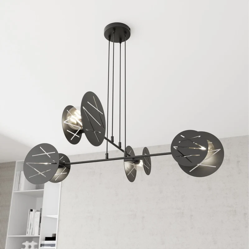 Lustre Noir Design pour Cuisine