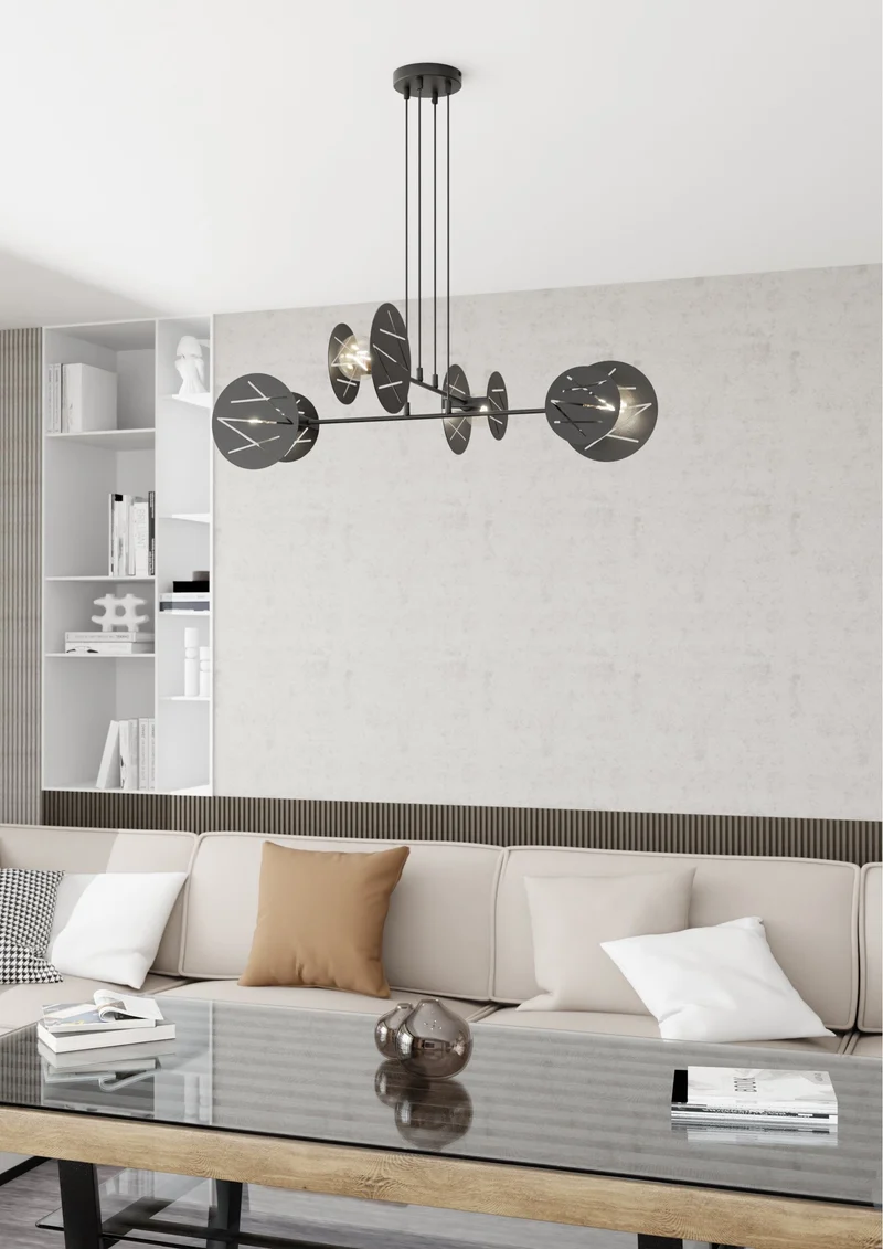 Lustre Noir Design pour Cuisine