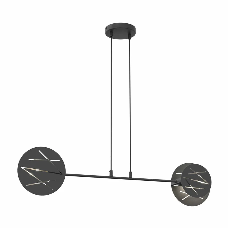Lustre en Suspension design pour Salon noir