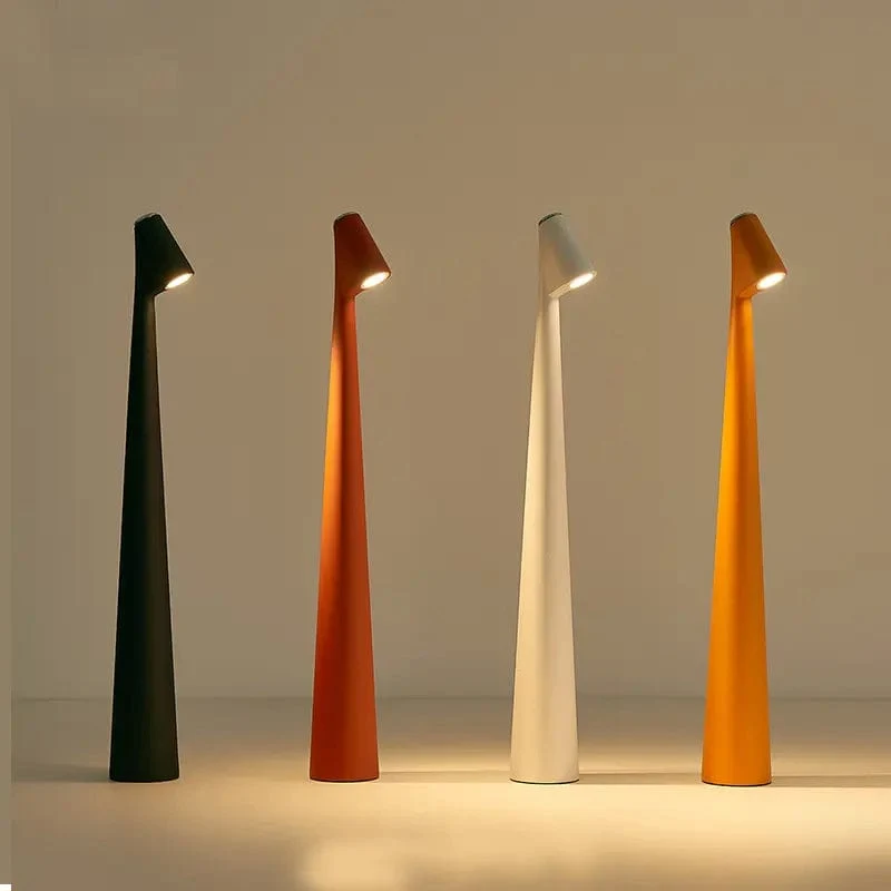 Lampe de bureau design tactile noire