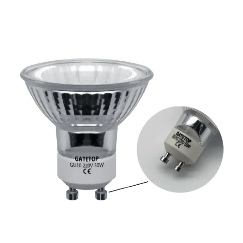 Lampe Halogène GU10 50W 230V – 2700K Blanc Chaud 640lm Dimmable