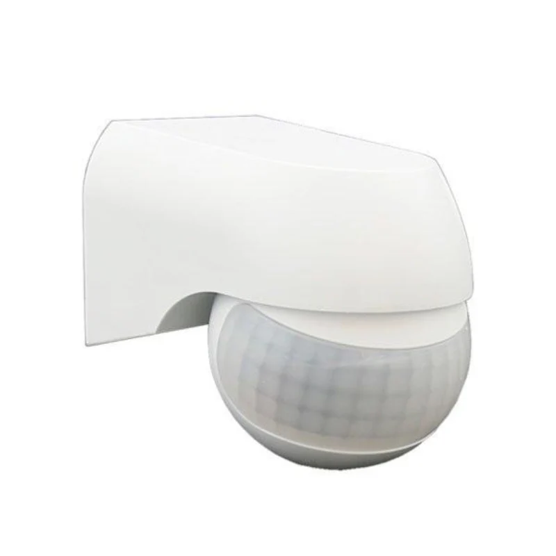 Détecteur de Mouvement étanche 180° IP44 Blanc